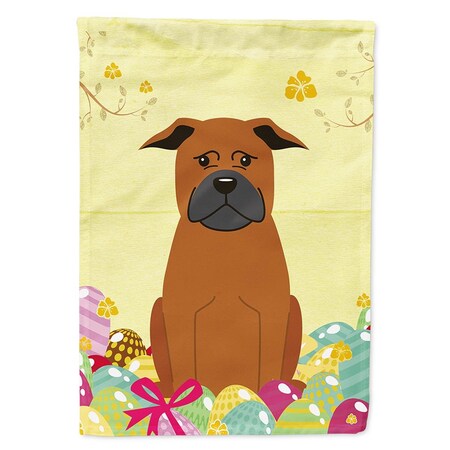 Carolines Treasures Easter Eggs Chinese Chongqing Dog Flag Canvas House Size BB6111CHF